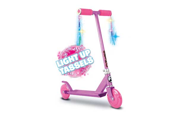 Zinc Style-a-Ride Girls Light-Up Scooter