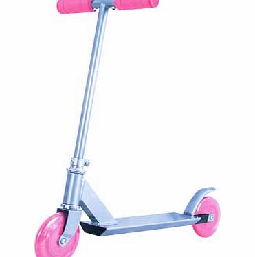 Zinc Style-a-Ride Non-Folding Pink In-Line Scooter