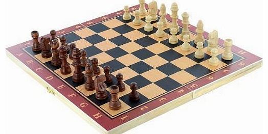 New Wooden Traditional 3 In 1 Vintage Chess Games Set Checkboard Box Board Case Shopmonk