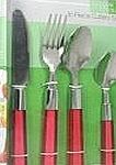 Zodiac 16-Piece Cutlery Set, Red