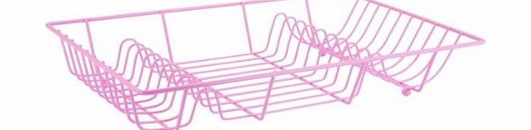 Baby Pink Wire Dish Drainer / Draining Rack