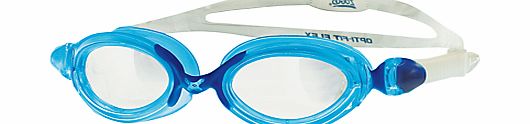 Zoggs Opti-Fit Flex Swimming Goggles, Clear/Blue