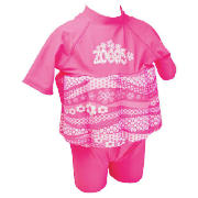 Zoggs Sun Protection Floatsuit Pink 1-2 Years