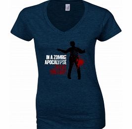 Apocalypse Navy Womens T-Shirt Large ZT