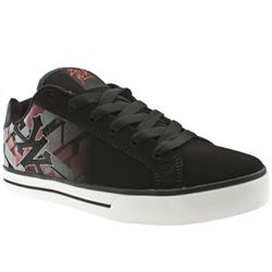 Zoo York Male Zoo York Collingworth Leather Upper Skate in Black and Red, White and Blue