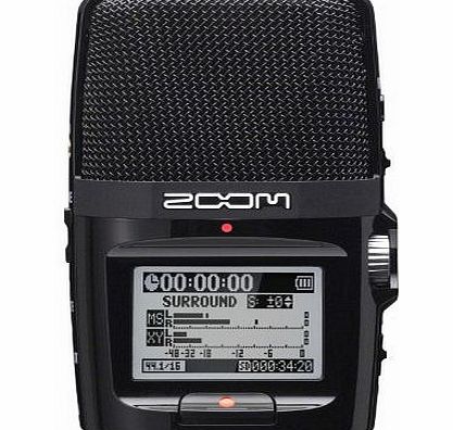 Zoom H2n Portable Recorded with SD Card 2 GB Black