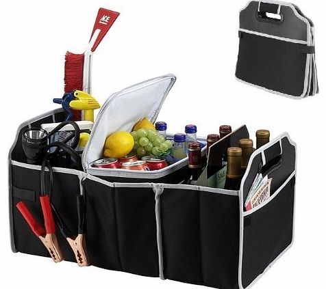 Zoozio Collapsible Car Boot Tidy Trunk Organiser 