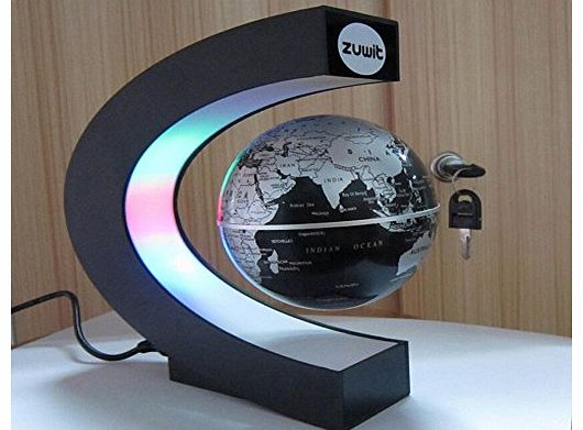 Floating Globe With LED Lights Magnetic Field Levitation Floating Globe Home Office Decoration